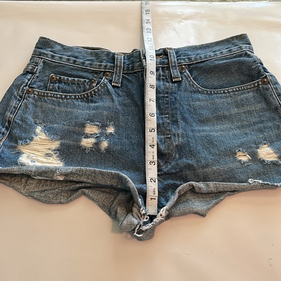 Re/Done Originals High Rise Shorts Size 26 - Picture 6 of 16